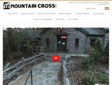 Tablet Screenshot of mountaincrossings.com
